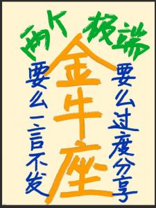 金牛座喜欢什么字体男生 金牛座男朋友姓什么