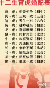 男属虎婚配 男虎婚配最好是什么意思?
