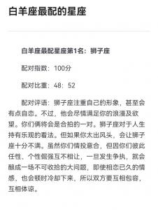 白羊座和性格特点 白羊的隐藏性格