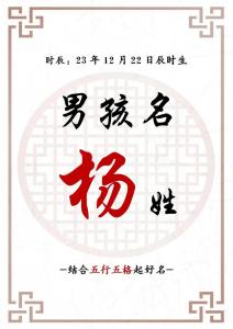 给宝宝起名带杨宋 取名必带杨季