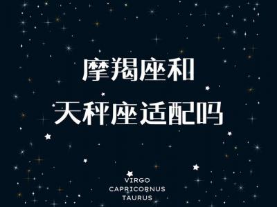 摩羯座和天秤座的事业 摩羯座和天秤座适合做朋友