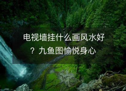 电视墙挂什么画风水好?九鱼图愉悦身心