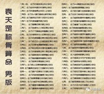 袁天罡称骨算命3两7 天罡称骨算命法2023年