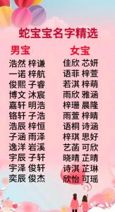 蛇宝宝希字男孩起名 2024龙男宝取名书