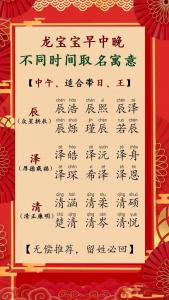 龙宝宝取名带晚字 用晚取名