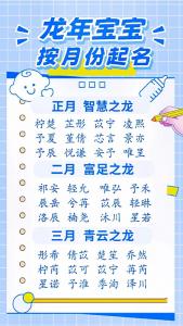 龙年男宝宝八字起名 龙年宝宝八字取名
