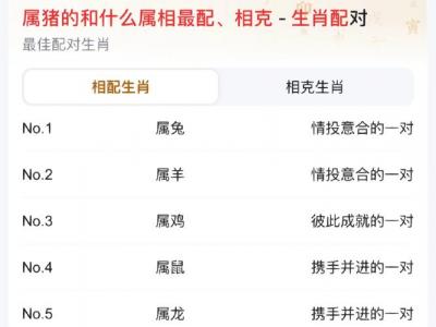 兔年属猪婚姻运势 属猪的在兔年的桃花运是什么意思?