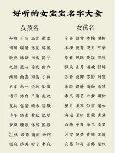 羊年女宝宝起名禁忌 羊宝宝取名禁忌大全女