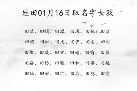 女宝宝起名田一什么 龙年女宝宝名字带书