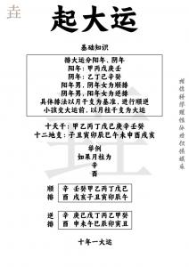 大运合八字 八字大运详细讲解